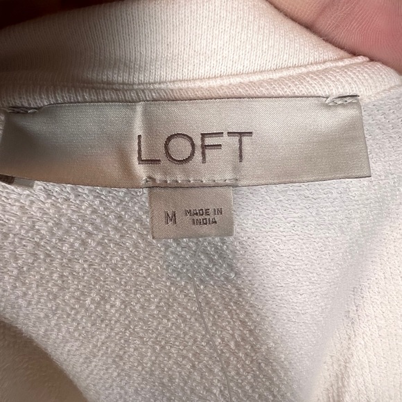 NWT Loft Rose Gold Snowflake Sweatshirt - Picture 8 of 9